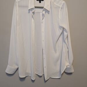 Banana Republic White Blouse Classic Top